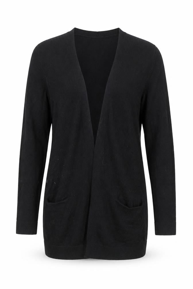 Front view of Old Navy Women's Black S Cardigan with Pockets