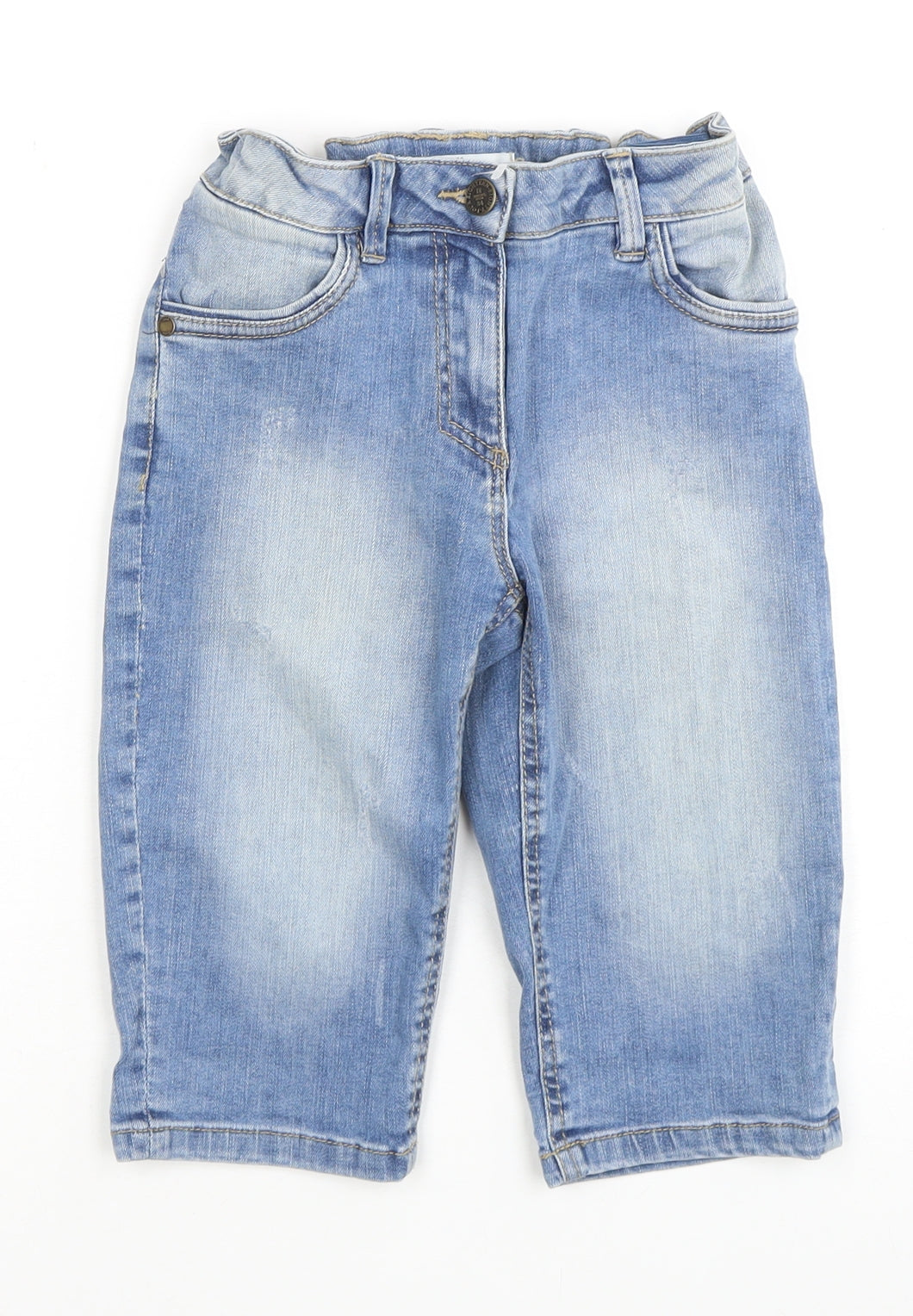 Marks and Spencer Boys Blue Denim Shorts 9-10 Years