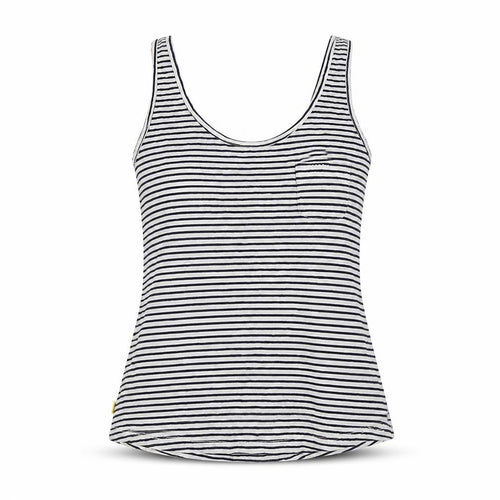Superdry Women's Striped Tank Top Black Size 8 Casual Summer