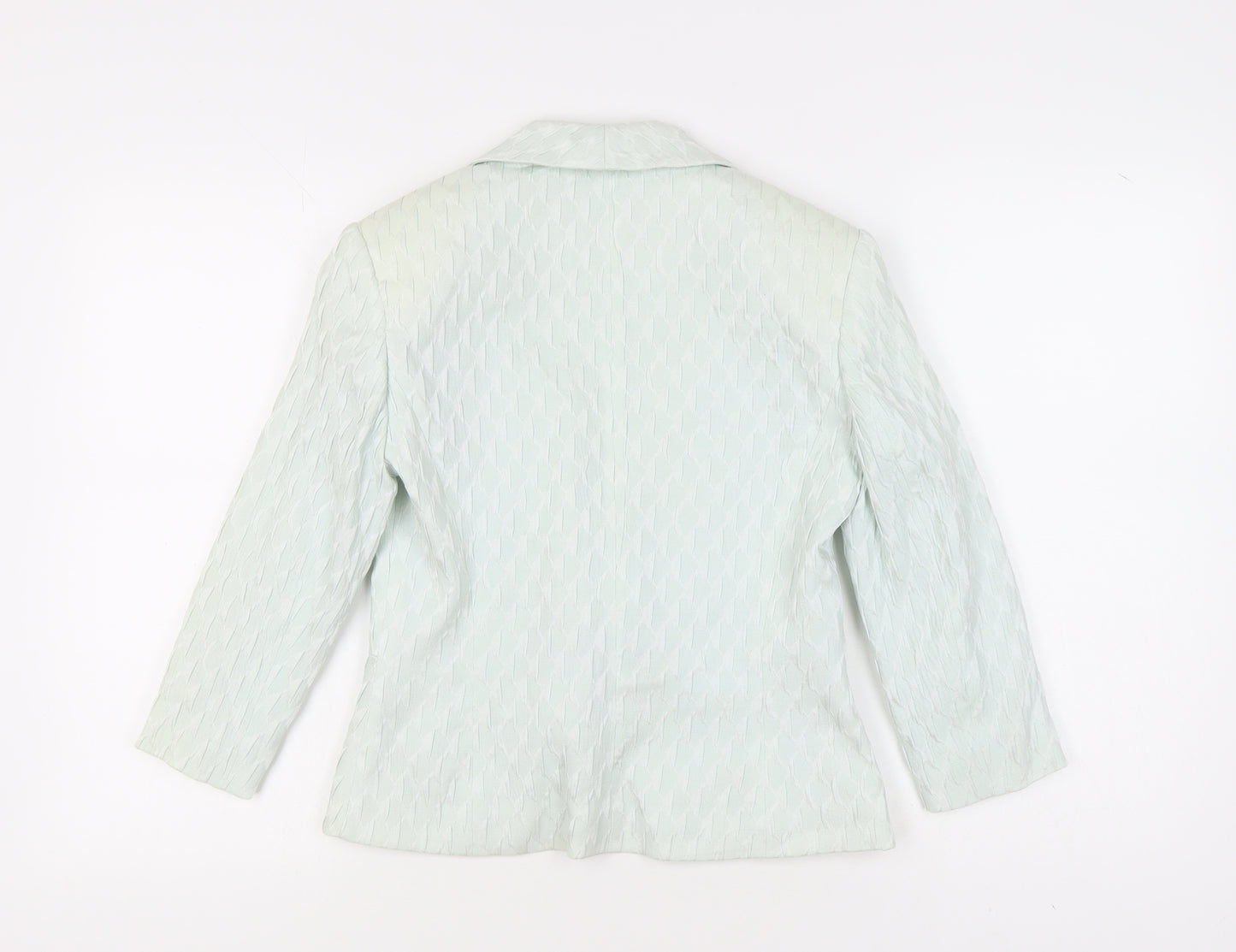 Alex & Co. Green Women's Blazer, Size 12, Shawl Lapel