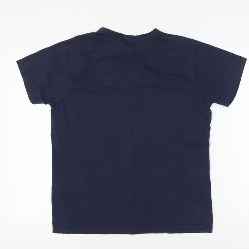Lee Cooper Men’s Blue Slim Fit T-Shirt, Size L