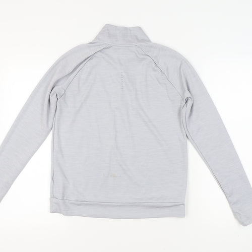 Nike Women's Grey Athletic Pullover S, Lightweight Activewear