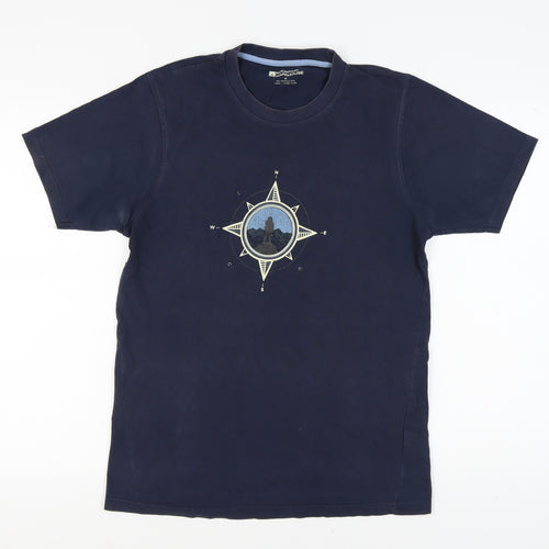 Mountain Warehouse Men's Blue Graphic T-Shirt Size M