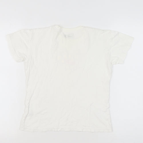 Puma Women's White Heart T-Shirt M - Casual Comfort