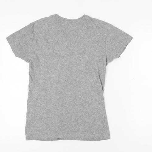 Grey Simpsons T-Shirt, Short Sleeve, Size S, Cartoon Print