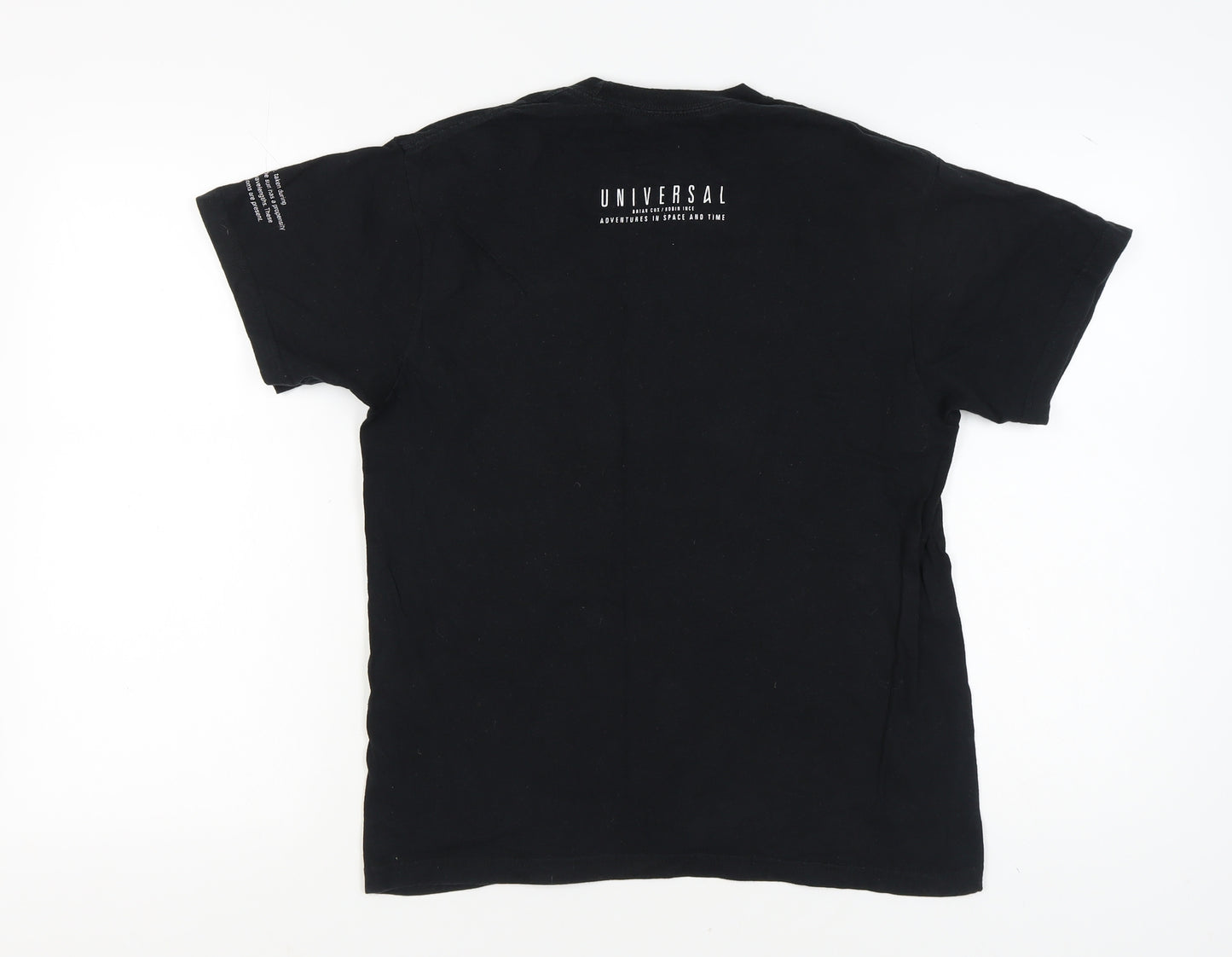 Universal Unisex Black Medium Crew Neck T-Shirt