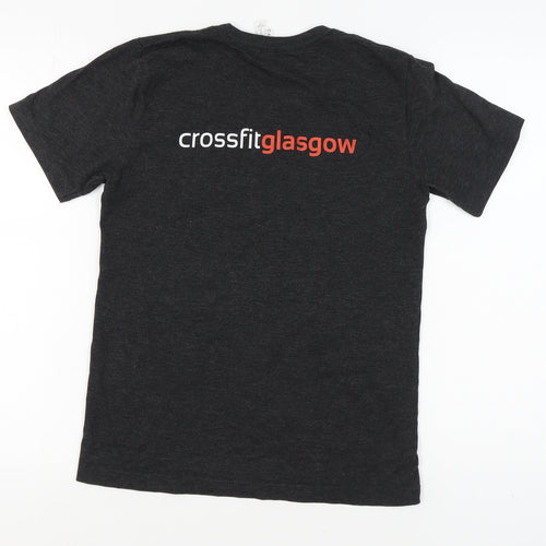 Bella + Canvas Unisex Grey CrossFit T-Shirt, S
