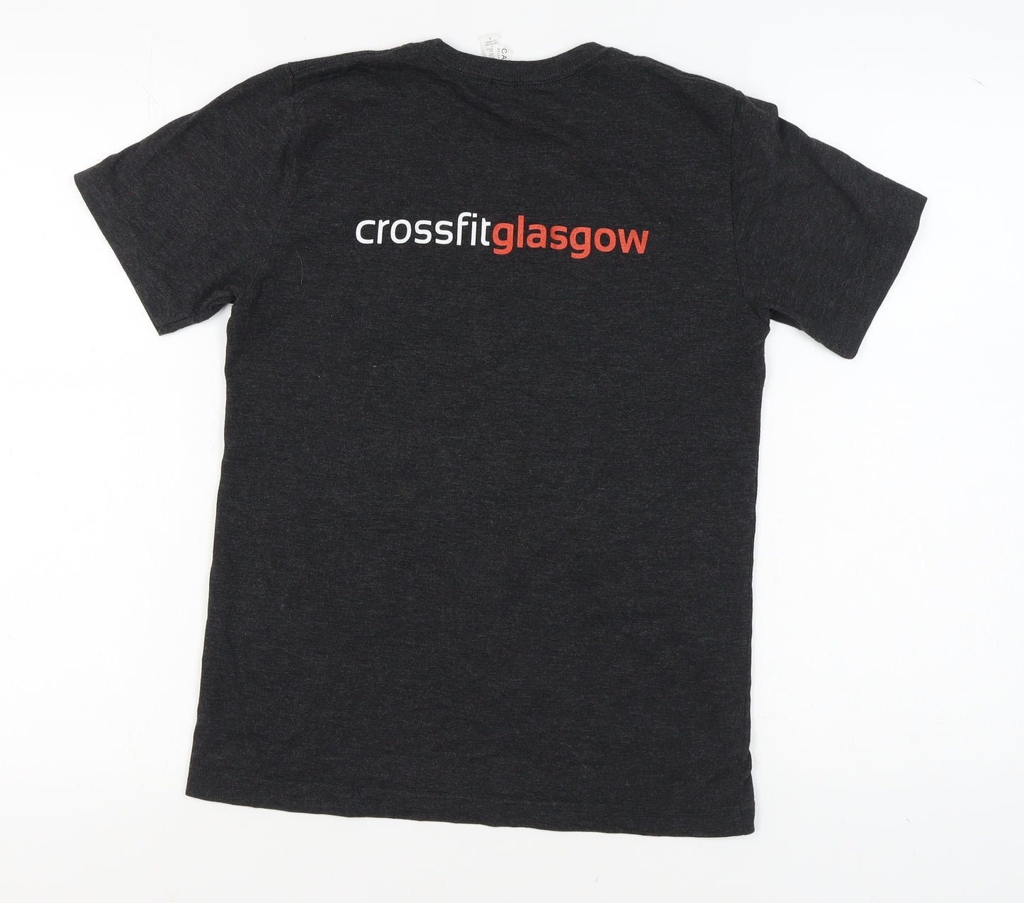 Bella + Canvas Unisex Grey CrossFit T-Shirt, S
