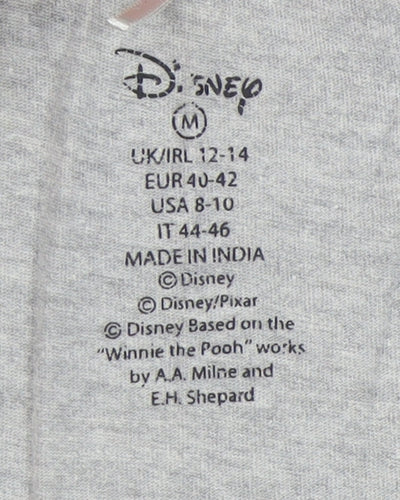 Disney Women’s Grey Cartoon T-Shirt Nightshirt M
