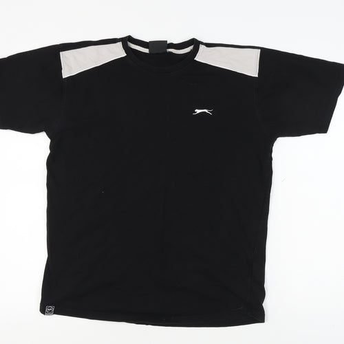 Slazenger Men's Black Medium T-Shirt with Logo