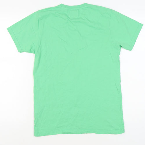 Colorful Standard Men's XS Green Cotton T-Shirt