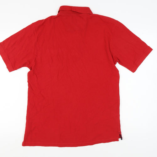Park Lane Men's Red Polo Shirt XL Short Sleeve