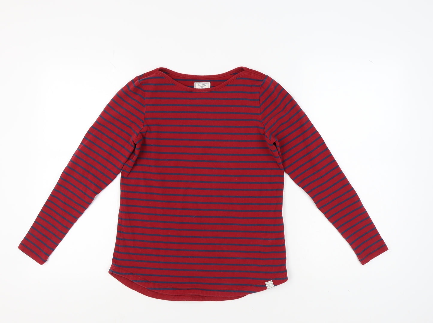 Fat Face Women’s Red Striped Long Sleeve T-Shirt