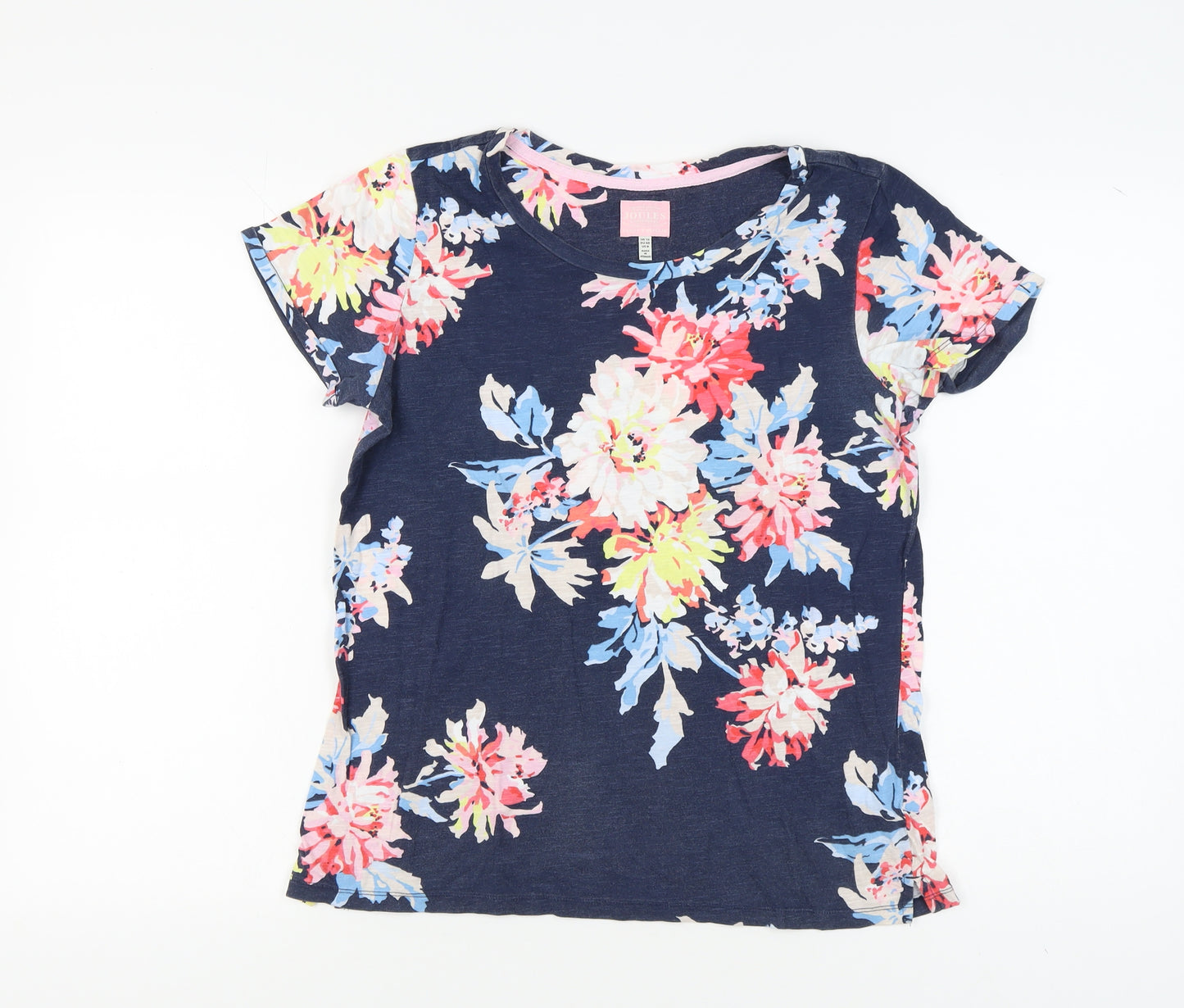 Joules Women's Multicoloured Floral T-Shirt, Size 12