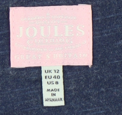 Joules Women's Multicoloured Floral T-Shirt, Size 12