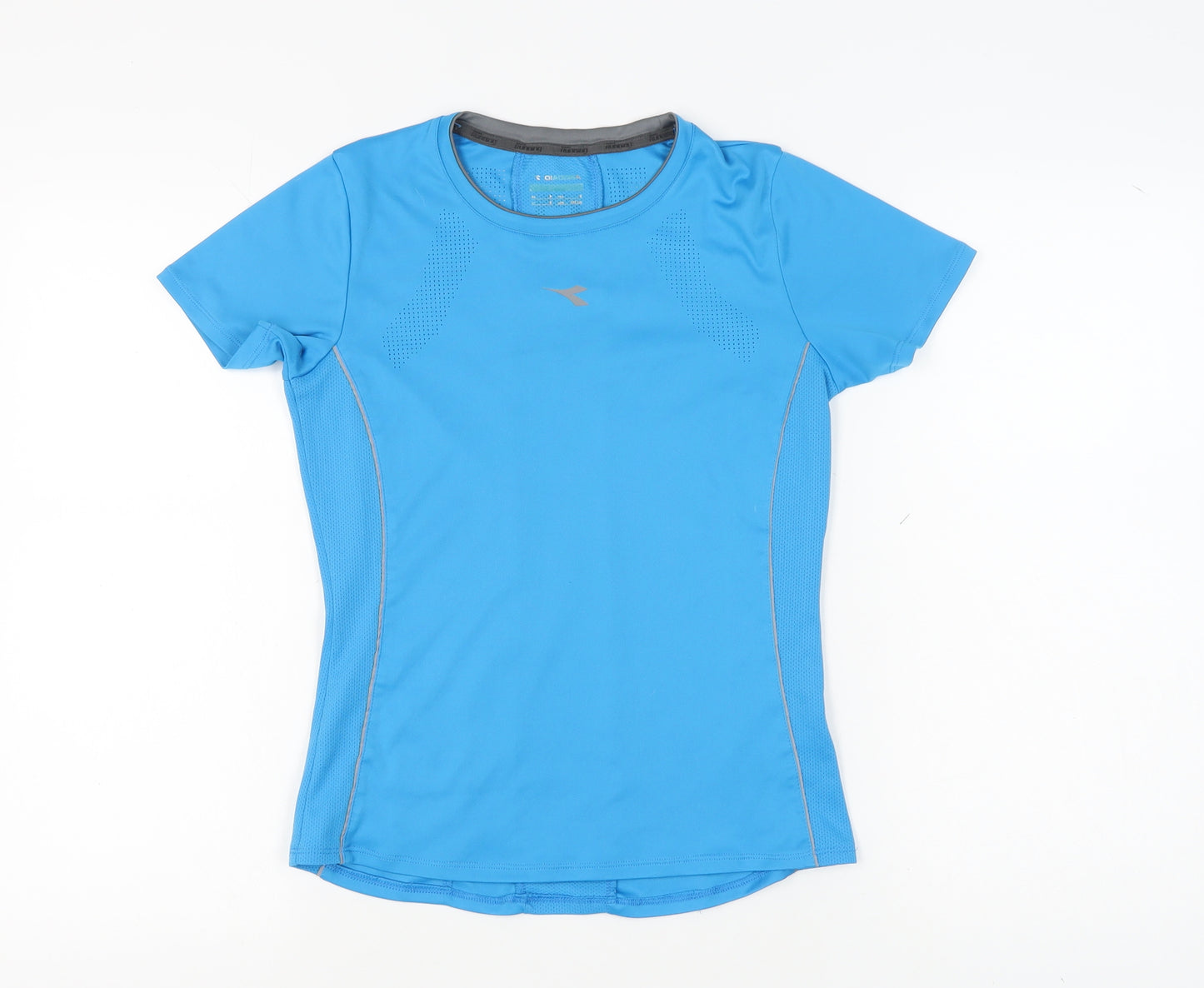 Diadora Women's Blue Athletic T-Shirt S