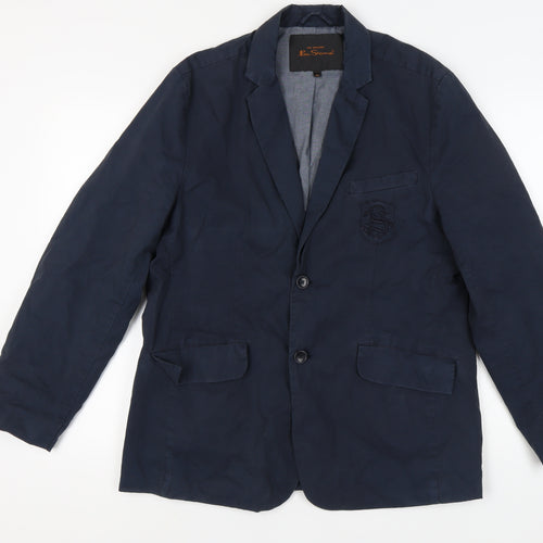 Ben Sherman Men's Blue Blazer, Size XL.
