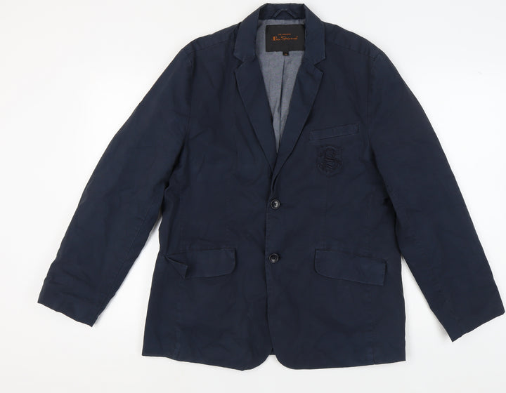 Ben Sherman Men's Blue Blazer, Size XL.
