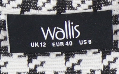 Wallis Women's Houndstooth Blazer UK 12