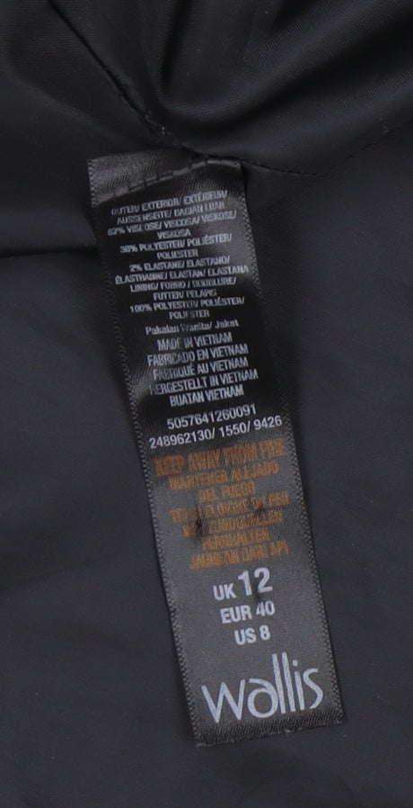 Wallis Women's Houndstooth Blazer UK 12