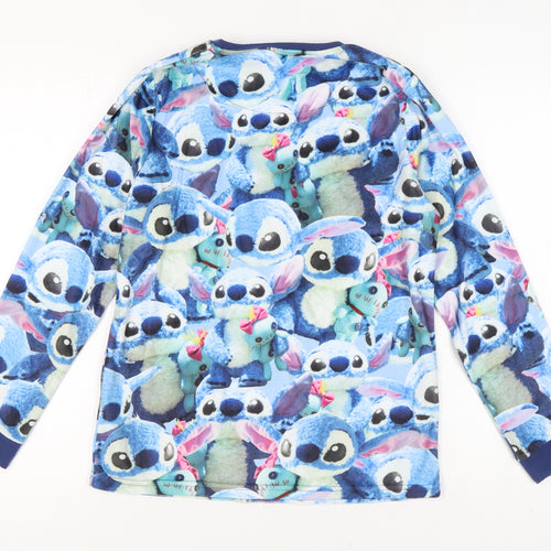 Disney Women's Multicoloured Stitch Pyjama Top Size 6-8