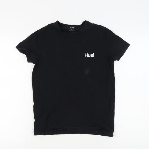 Huel Men's Black Crew Neck T-Shirt Small