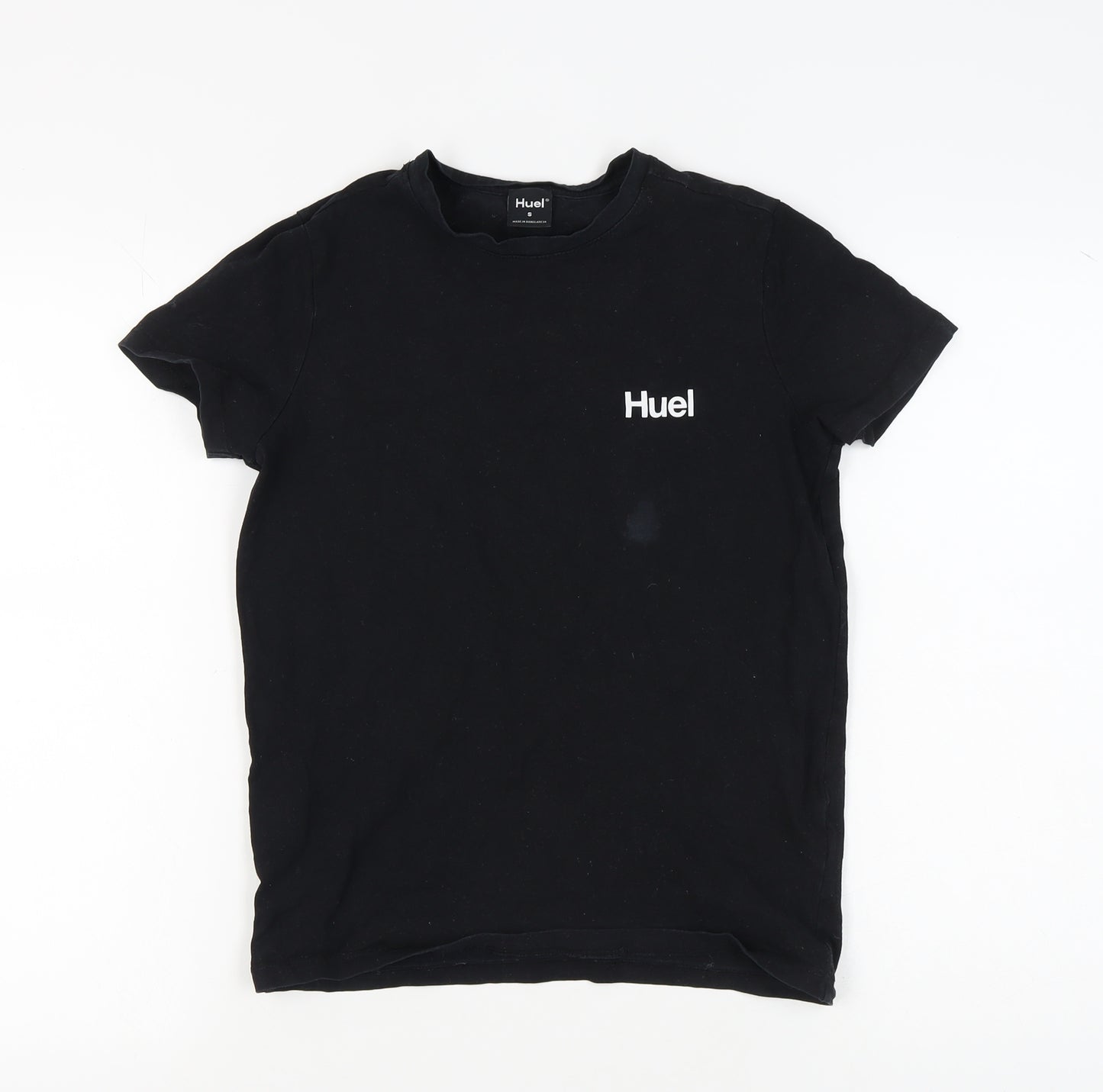 Huel Men's Black Crew Neck T-Shirt Small