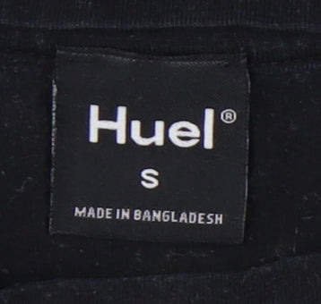 Huel Men's Black Crew Neck T-Shirt Small