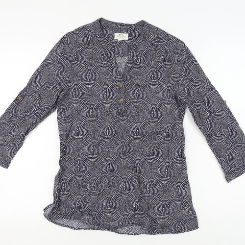 Mountain Warehouse Women's Blue Geometric Tunic, Size 8