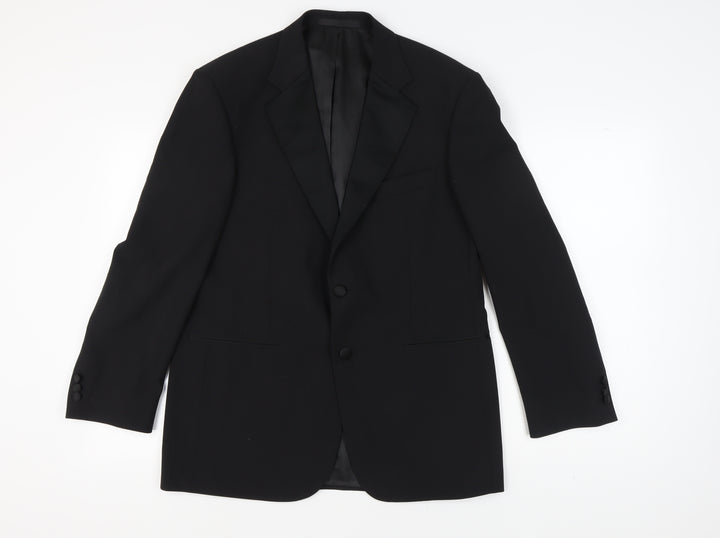 Marks and Spencer Men's Black Tuxedo Jacket, Size 40R