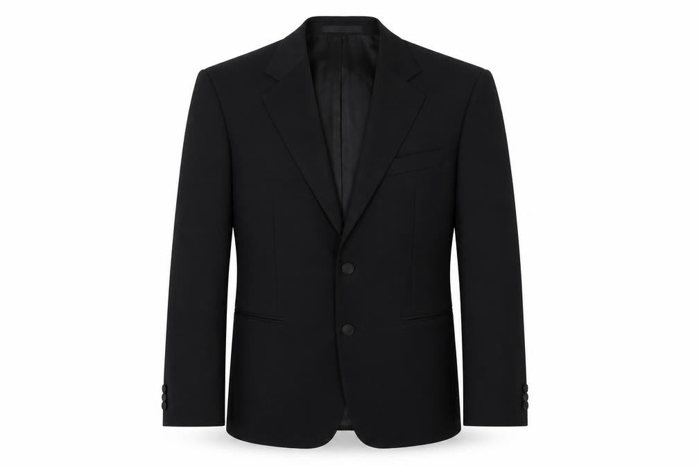 Front view of Marks & Spencer Men's Black Tuxedo Jacket, size 40R
