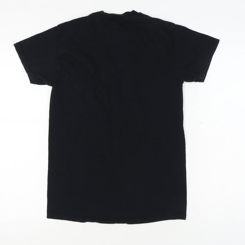 The Beatles Unisex Black T-Shirt, Size S, Music Theme