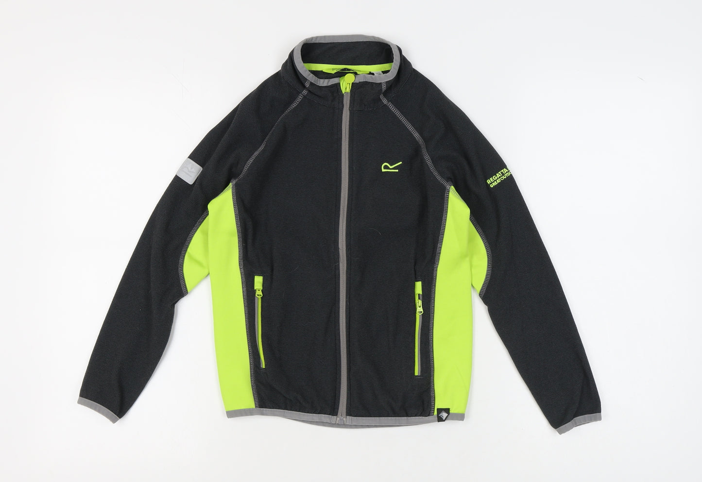 Regatta Black Unisex Kids Track Jacket 9-10 Years