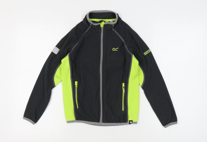 Regatta Black Unisex Kids Track Jacket 9-10 Years