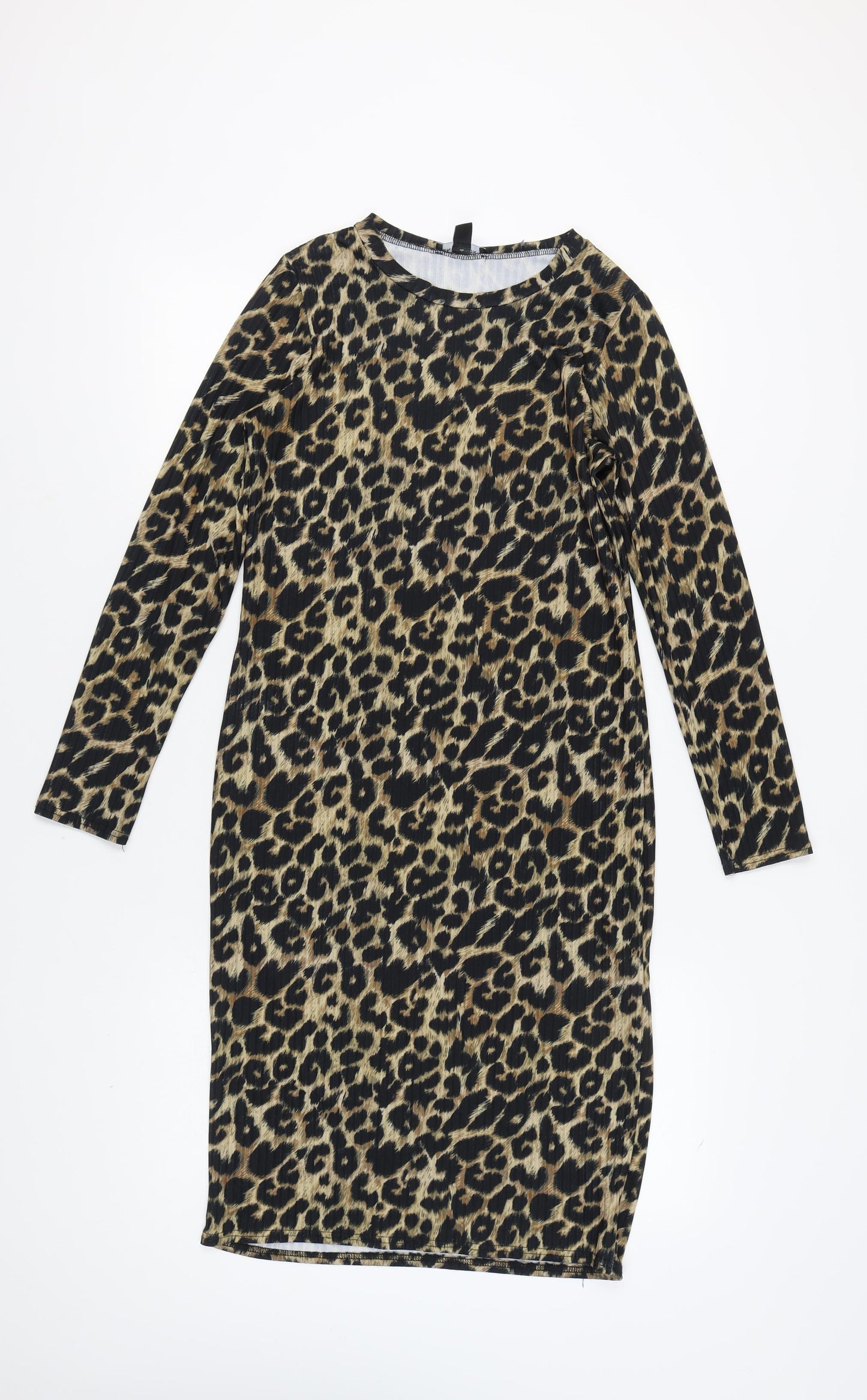 New Look Women's Leopard Print Dress Size 8