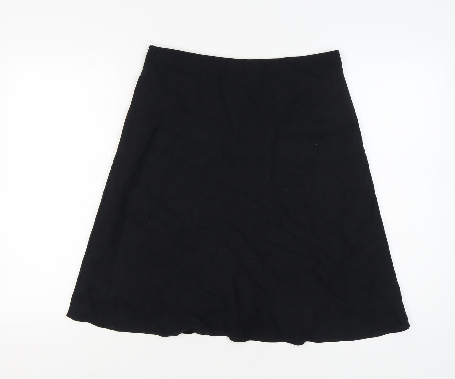 Marks and Spencer Women's Black A-Line Skirt Size 14