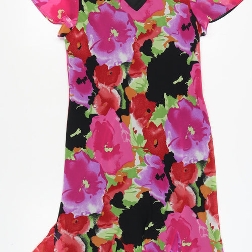 Positive Attitude Women’s Multicoloured Floral Dress Size 12