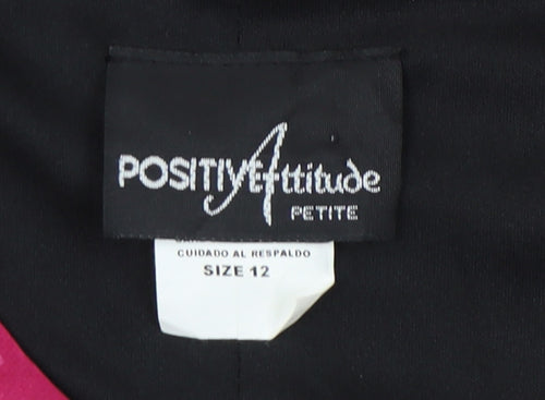 Positive Attitude Women’s Multicoloured Floral Dress Size 12