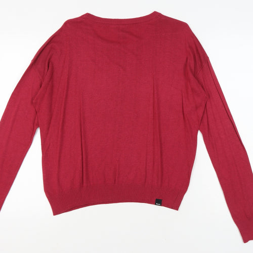 Bench Red Knit Pullover Jumper size XL