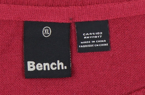 Bench Red Knit Pullover Jumper size XL