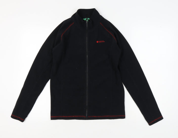 Mountain Warehouse Boys' Black Fleece Jacket Size 13 Years