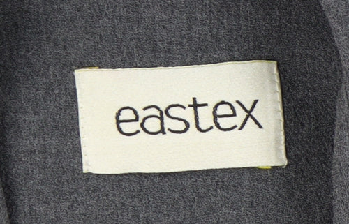 Eastex Women's Grey Button-Up Shirt - Size 10
