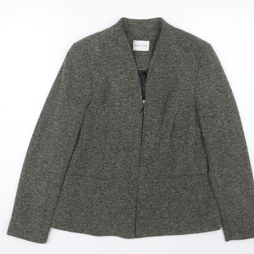 Eastex Women's Grey Mid-Length Jacket Size 10