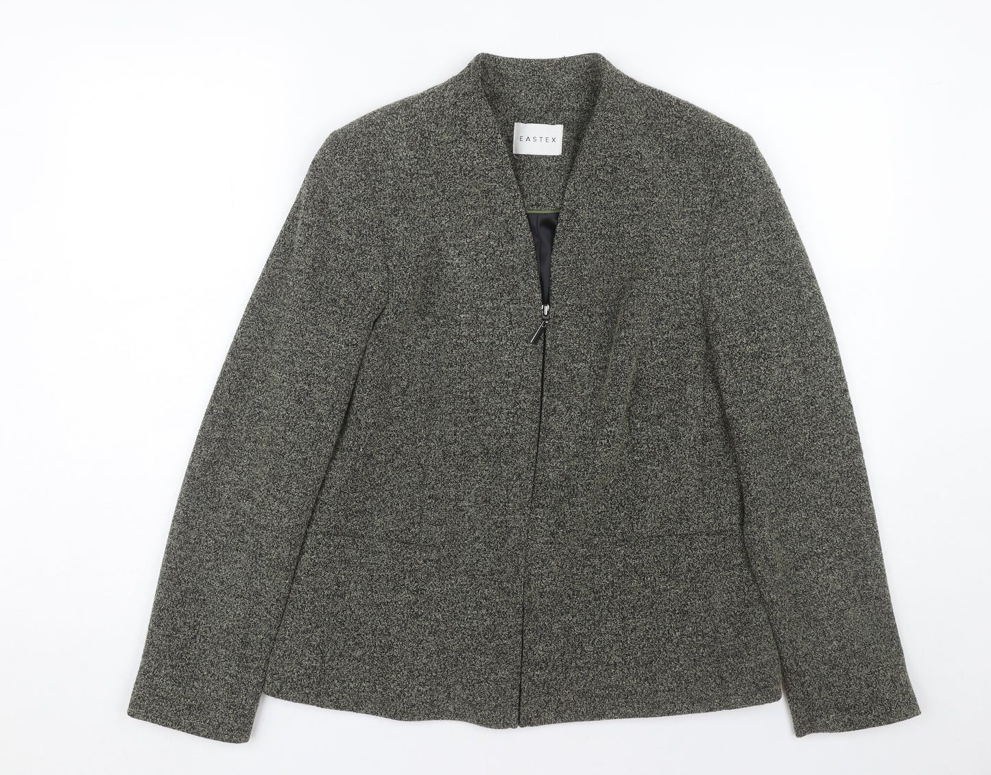 Eastex Women's Grey Mid-Length Jacket Size 10