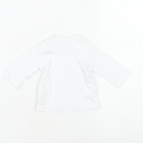 Ralph Lauren Unisex Baby White Long Sleeve Top