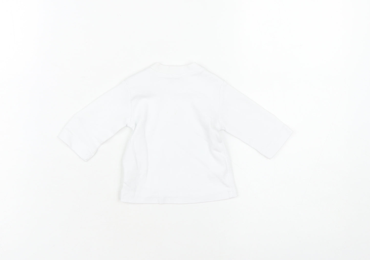 Ralph Lauren Unisex Baby White Long Sleeve Top