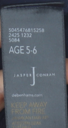 Jasper Conran Girls Black Paperbag Trousers 5-6 Years