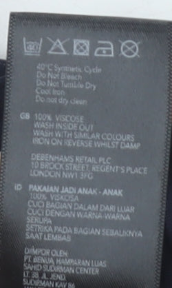 Jasper Conran Girls Black Paperbag Trousers 5-6 Years