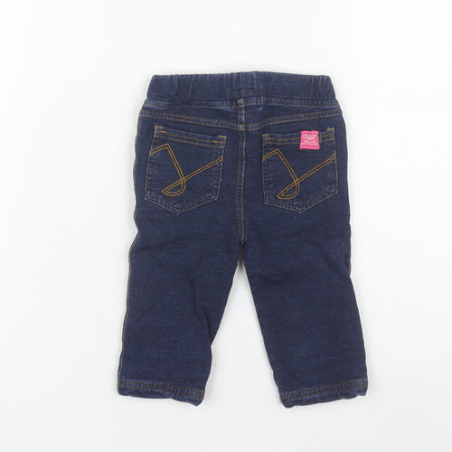 Joules Unisex Baby Blue Jogger Jeans, 9-12 Months, Elastic Waist