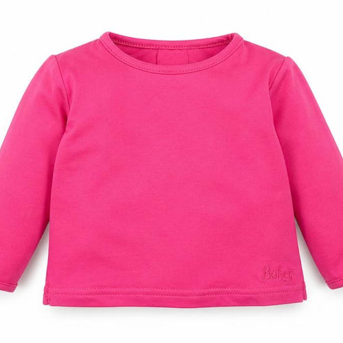 Ted Baker Unisex Baby Pink Long Sleeve T-Shirt 0-3 Months